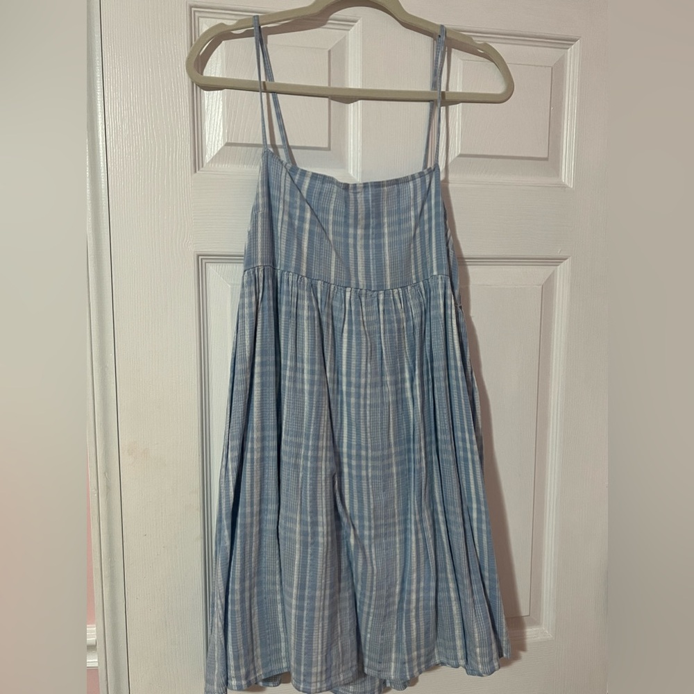 Light blue mini dress